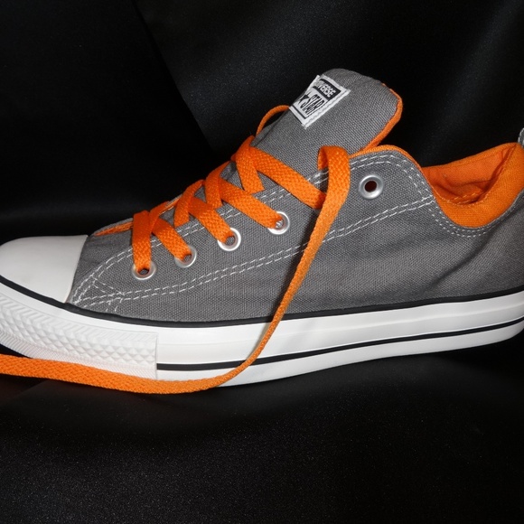 grey orange converse